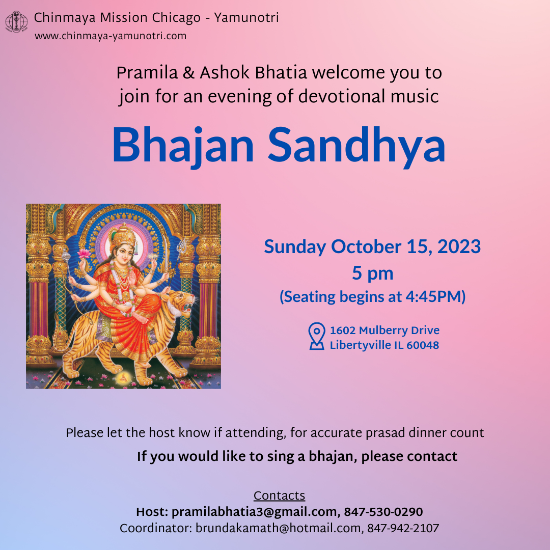 Bhajan Sandhya 2023-10 - online