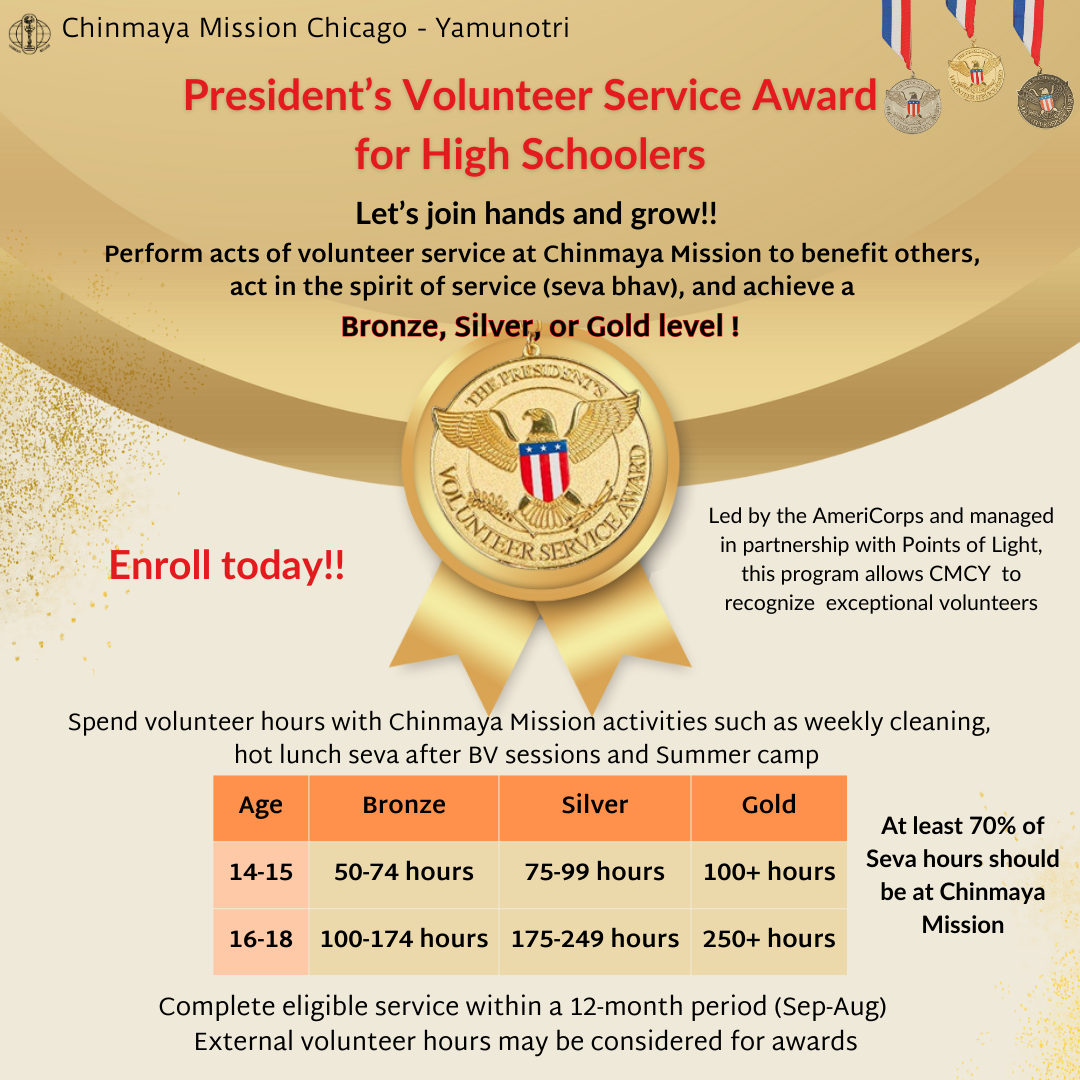 Presidents Service Award 2023-24 