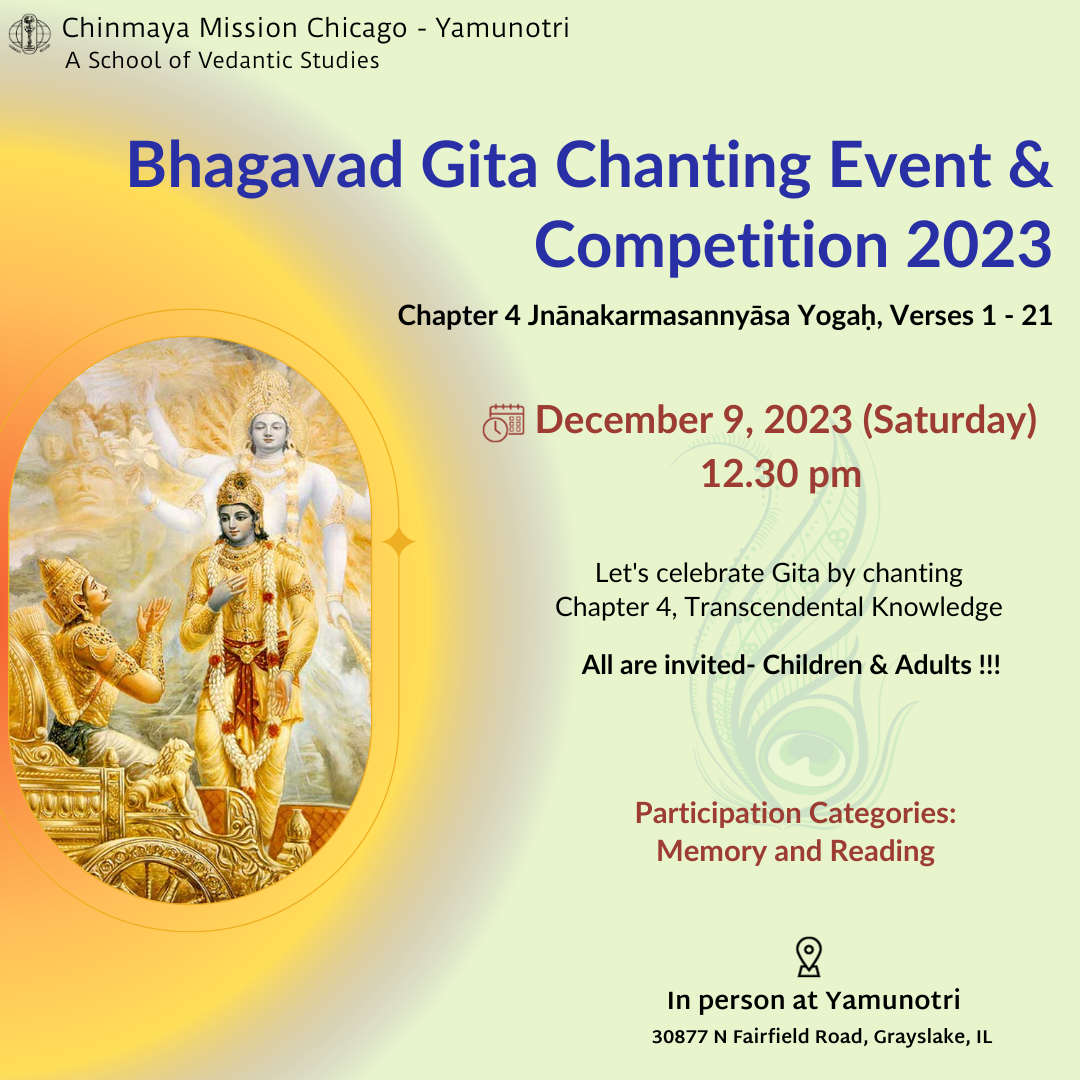 Bhagavad Gita Chanting Event 2023-12 - Online