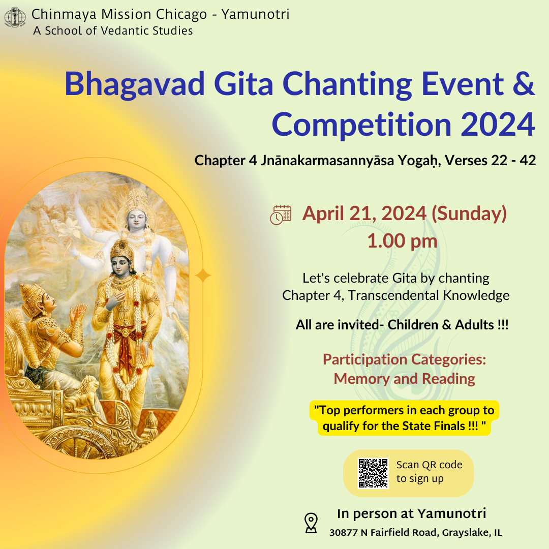Bhagavad Gita Chanting Event 2024-04 - Online