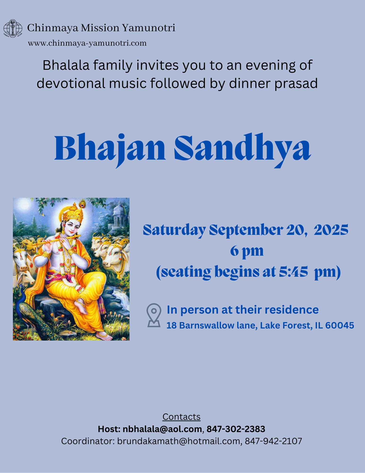 Bhajan Sandhya 2025-09 - print Bhajan Sandhya 2025-09 - print
