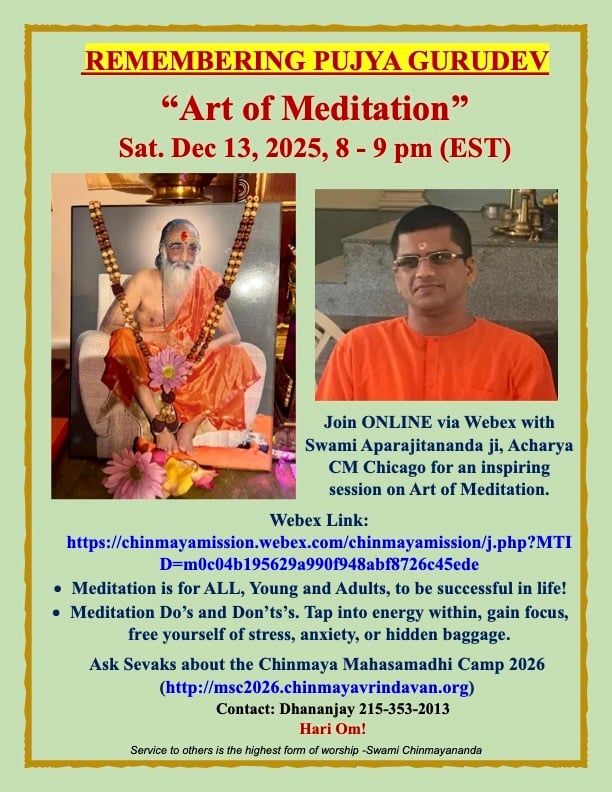 Flyer Aparajitananda Dec 13 2025