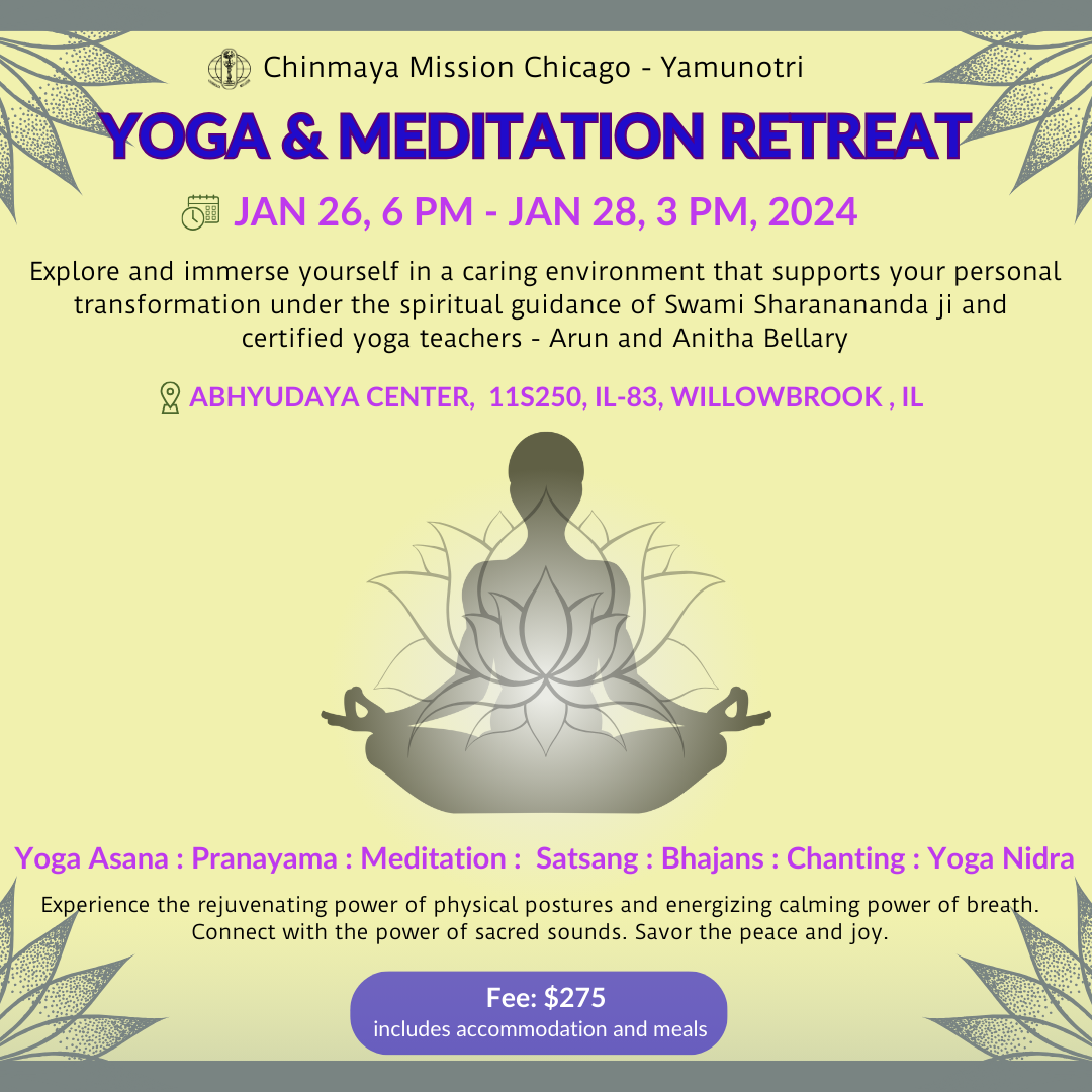 Yoga-Meditation Retreat 2024 - Online
